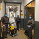Picture of Met Museum's buildings department staff during the Covid-19 lockdown